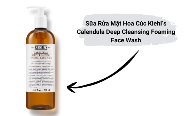 Calendula Deep Cleansing Foaming Face Wash Sữa rửa mặt Calendula Deep Cleansing Foaming Face Wash