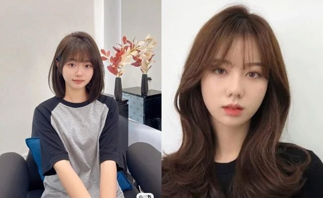 Kiểu tóc mái thưa Hàn Quốc