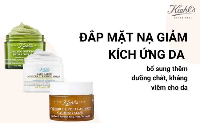 Đắp mặt nạ bổ sung thêm dưỡng chất, kháng viêm cho da