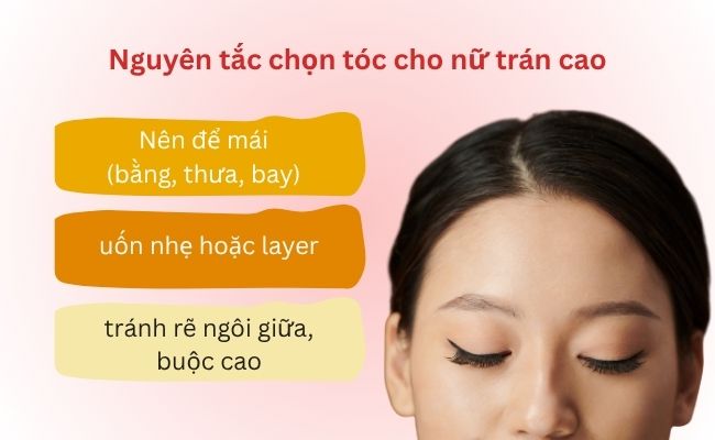Trán cao có đặc điểm như thế nào?