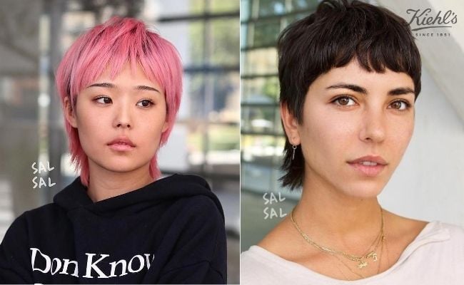 Kiểu tóc pixie mullet nữ