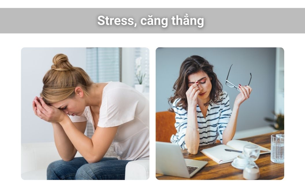 Căng thẳng liên tục khiến da suy yếu