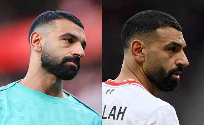 Kiểu tóc buzz cut kết hợp fade của Mohamed Salah