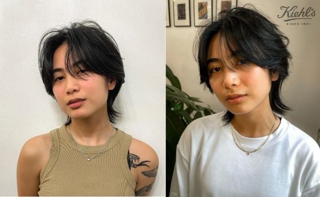 Pixie dành cho nữ mặt vuông