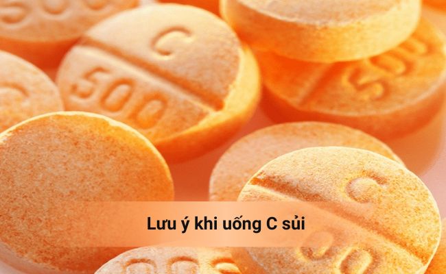 Lưu ý khi uống C sủi