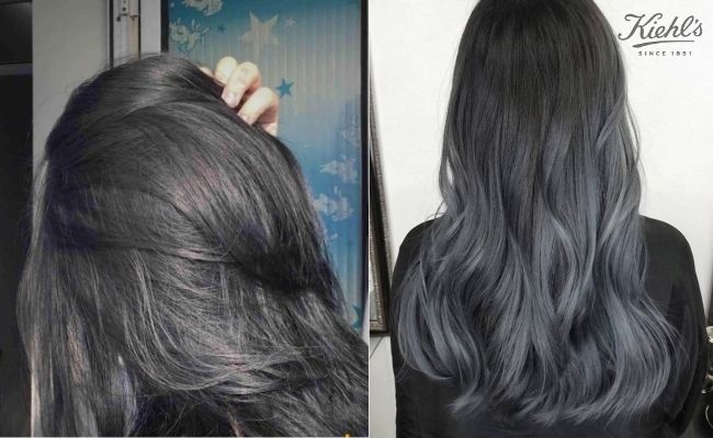 Màu tóc nhuộm cần tẩy than chì