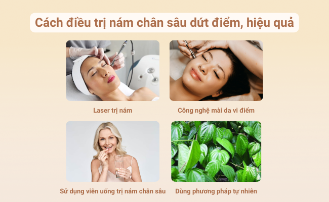 Kết hợp viên uống trị nám chân sâu và các nguyên liệu thiên nhiên giúp hỗ trợ cải thiện nội tiết và làm sáng da an toàn tại nhà.