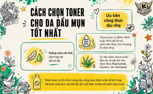 TOP 10 toner cho da nhạy cảm tốt nhất từ Kiehl’s