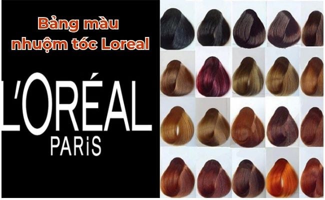 Bảng màu nhuộm tóc Loreal chi tiết nhất