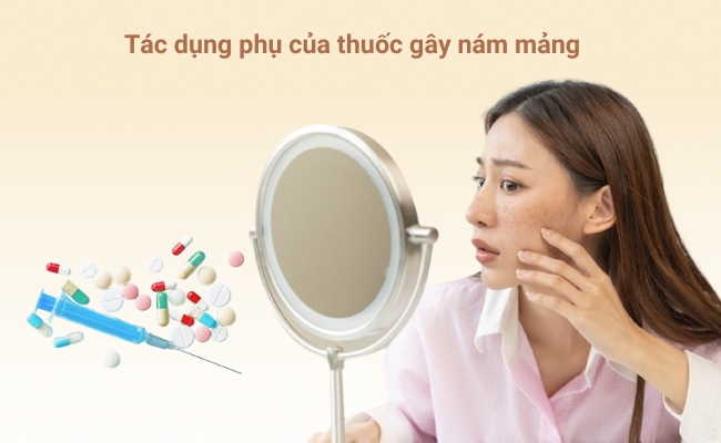 Lạm dụng thuốc tránh thai có thể gây nám trên da