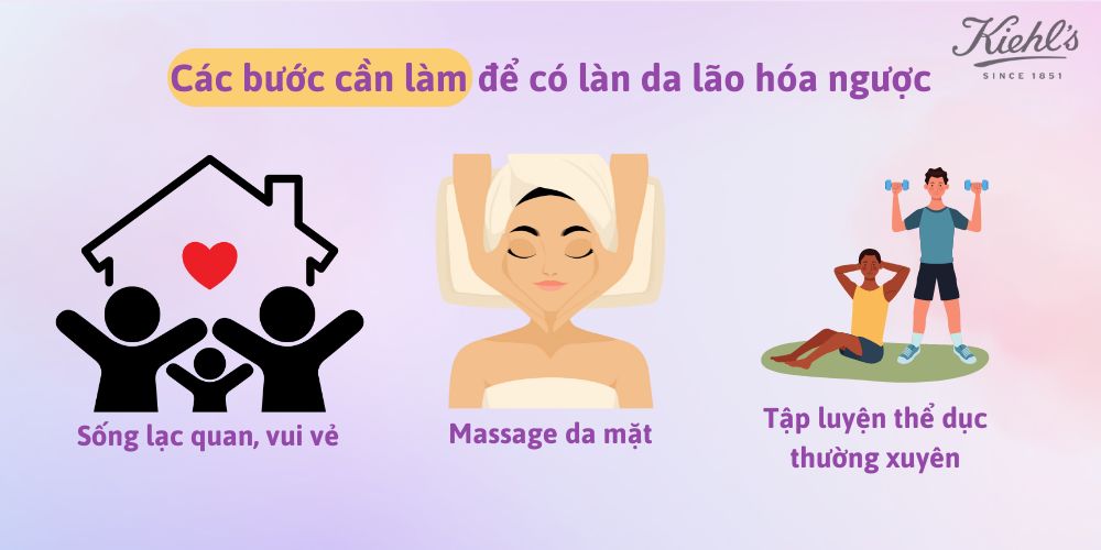 Massage nhẹ nhàng da mặt