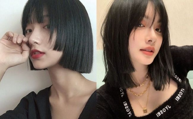 Tóc Hime ngắn