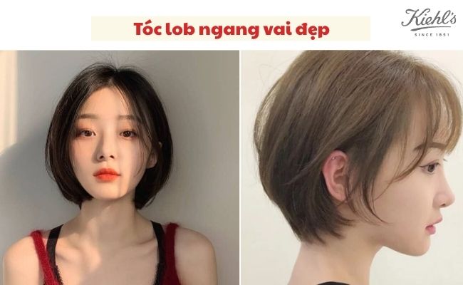 Tóc lob ngang vai đẹp
