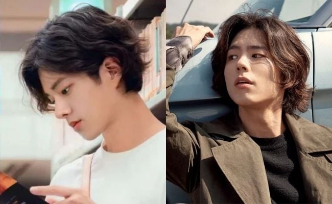 Tóc nam xoăn dài 7/3 Hàn Quốc