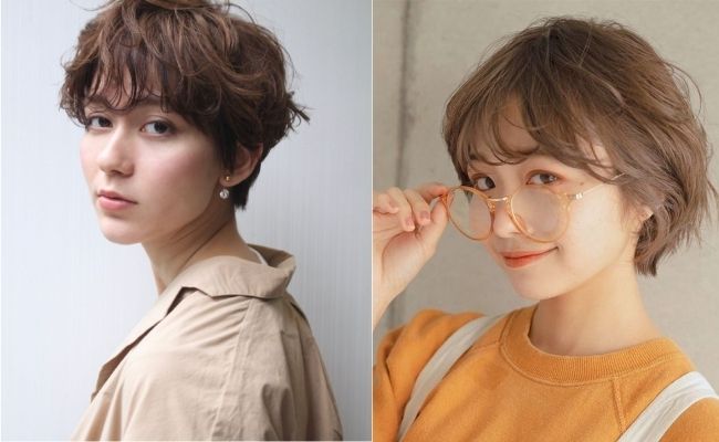 Kiểu tóc xoăn cho người mặt to tròn tomboy