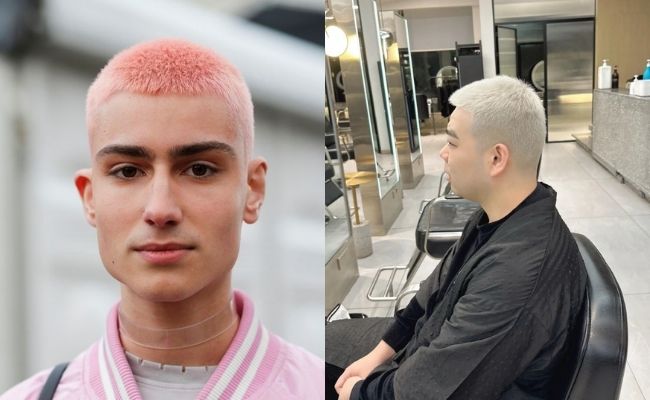 Tóc húi cua kết hợp nhuộm màu