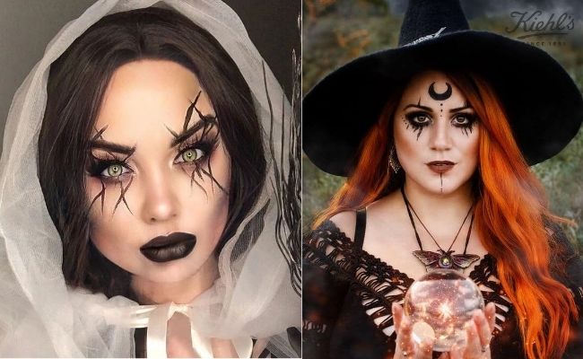 Trang điểm Halloween hóa trang phù thủy