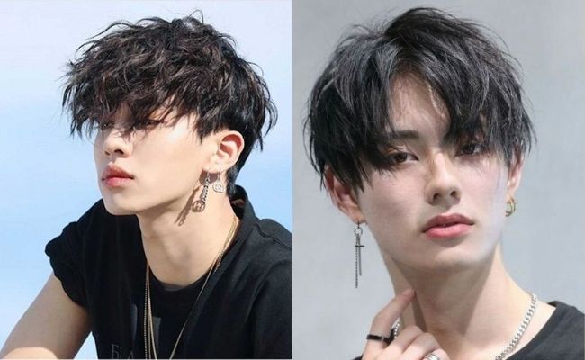 Tóc xoăn dài dập xù