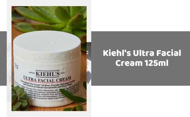 Review kem dưỡng ẩm cho da mụn nhạy cảm Kiehl's Ultra Facial Cream 125ml