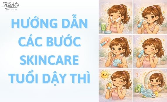 Hình ảnh minh họa về skincare tuổi dậy thì