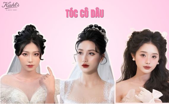 Hình ảnh minh họa về tóc cô dâu