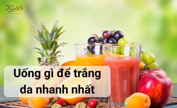 Hình ảnh minh họa về uống gì để trắng da nhanh nhất