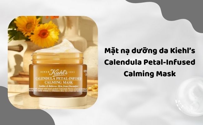 Mặt nạ dưỡng da Kiehl’s Calendula Petal-Infused Calming Mask