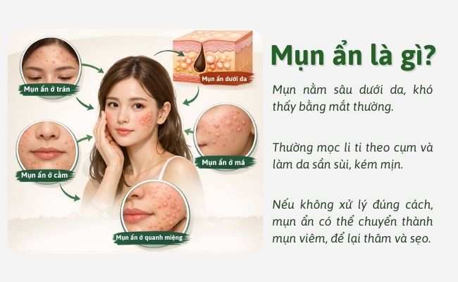Mụn ẩn là gì?