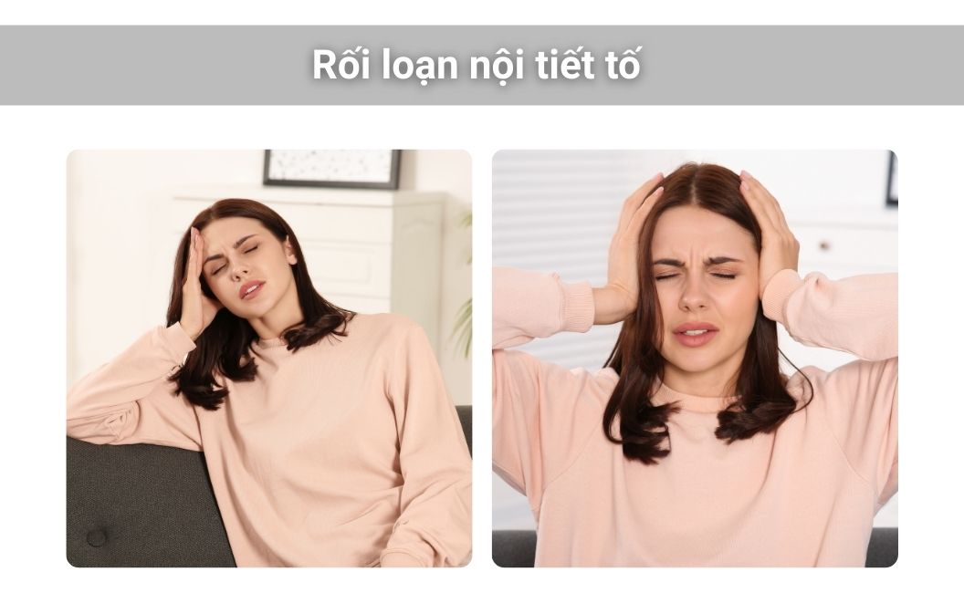 Da mất đi độ sáng tự nhiên do rối loạn nội tiết tố