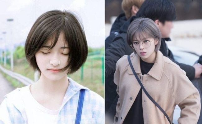 Tóc tomboy duỗi thẳng