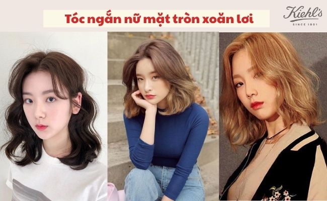 các kiểu tóc ngắn cho mặt tròn giúp che khuyết điểm hot nhất