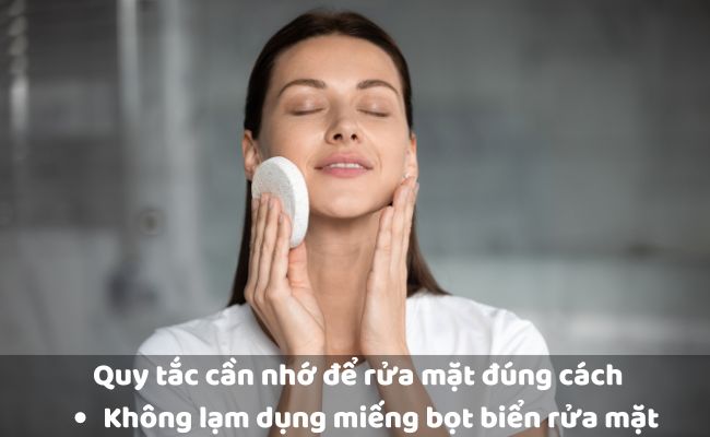 Những quan điểm sai lầm về cách rửa mặt