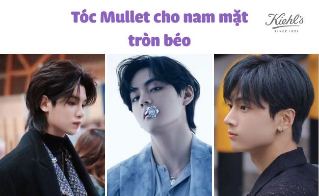 kiểu tóc nam mặt tròn béo