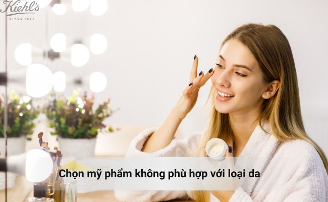 Chọn mỹ phẩm không phù hợp với loại da