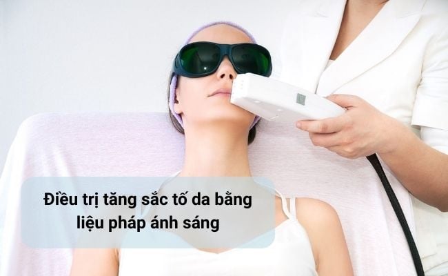 Liệu pháp ánh sáng giúp trị tăng sắc tố da hiệu quả