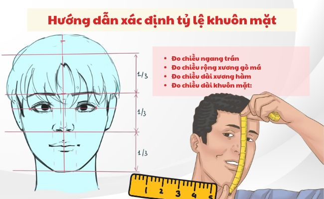 Hướng dẫn xác định tỷ lệ khuôn mặt