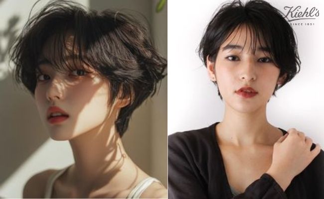 Kiểu tóc tém uốn hippie