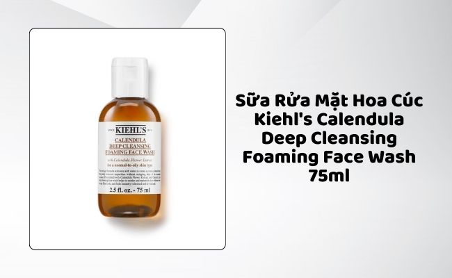 Sữa Rửa Mặt Hoa Cúc Kiehl's Calendula Deep Cleansing Foaming Face Wash 75ml

