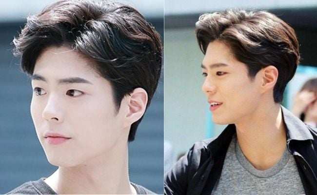 Tóc 7/3 nam uốn phồng cuốn hút