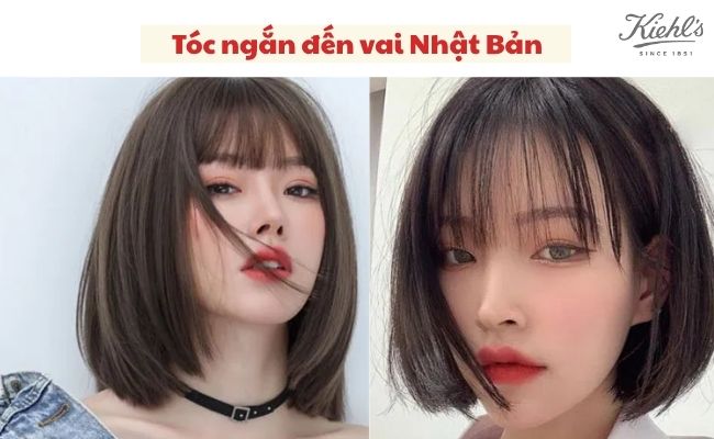 Tóc ngắn đến vai Nhật Bản
