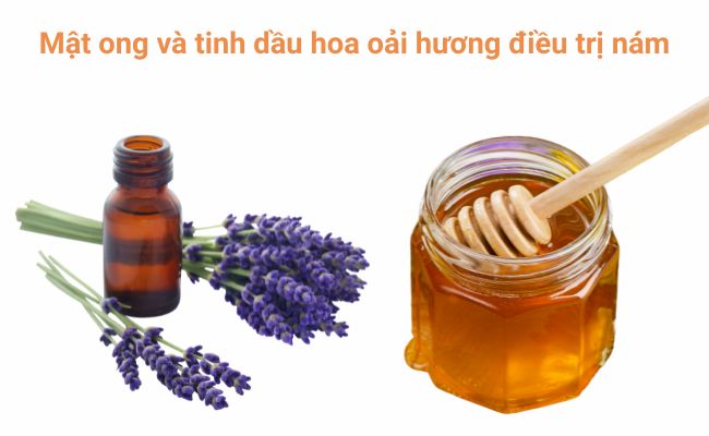 Mật ong và tinh dầu hoa oải hương điều trị nám