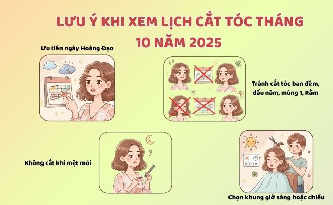 Những lưu ý quan trọng khi chọn ngày cắt tóc phù hợp