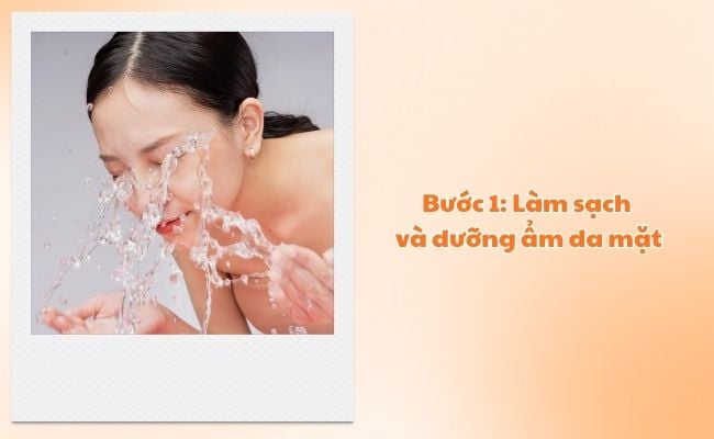 Làm sạch và dưỡng ẩm da mặt