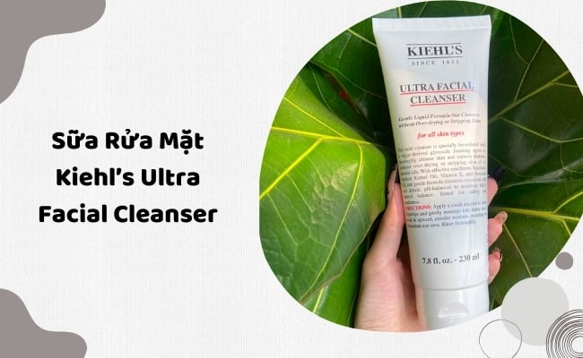 Sữa rửa mặt dành cho da khô Kiehl’s Ultra Facial Cleanser