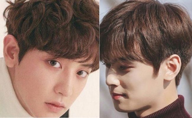 Nam da ngăm nhuộm tóc màu nâu hạt dẻ