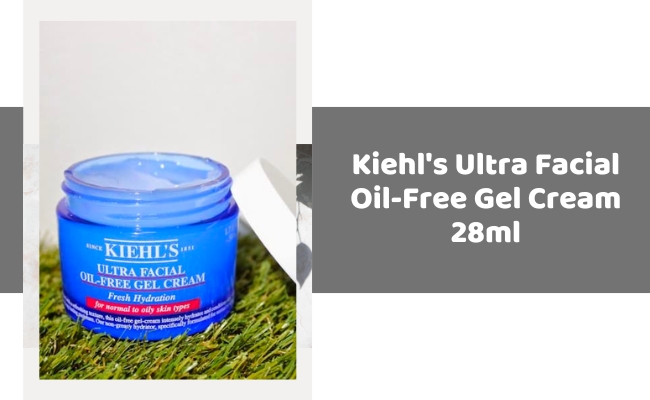 Kem dưỡng ẩm da mặt cho da nhạy cảm Kiehl's Ultra Facial Oil-Free Gel Cream Không Bóng Nhờn Suốt 24H 28ml