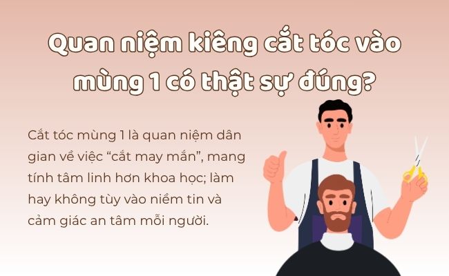 Quan niệm kiêng cắt tóc vào mùng 1 có thật sự đúng?
