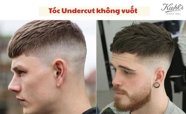 Kiểu tóc Undercut không vuốt
