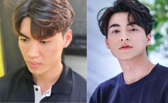 Tóc 7/3 nam uốn xoăn tăng hạn nhan sắc