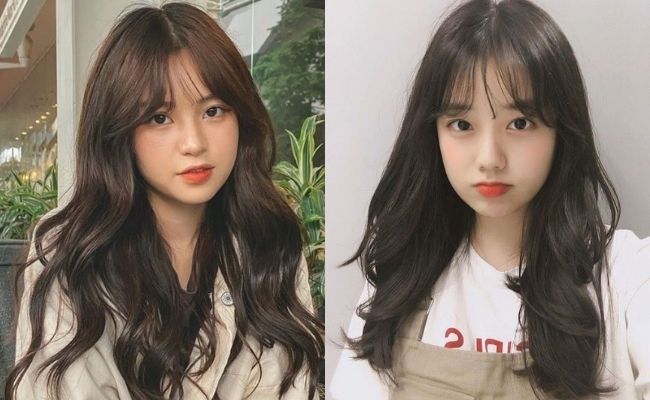 Mẫu tóc xoăn sóng lơi cho học sinh phù hợp